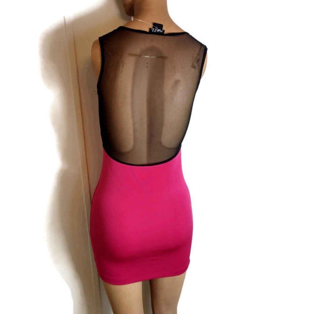 Rue21 Mesh Insert Bodycon Dress Size Small - Picture 4 of 7